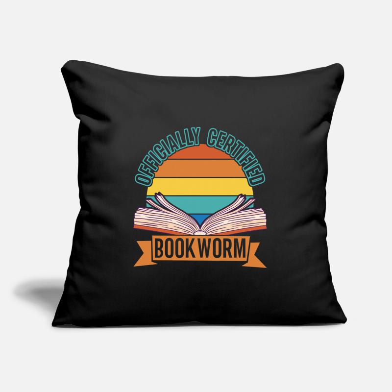 Read books Bookworm Sofa pillowcase 17,3'' x 17,3'' (45 x 45 cm)