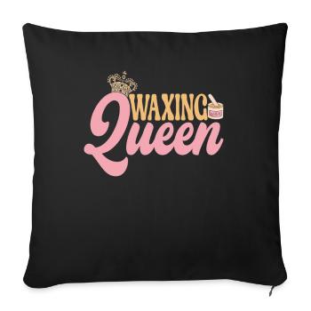 Beautician Cosmetics - Sofa pillowcase 17,3'' x 17,3'' (45 x 45 cm) - black - Front