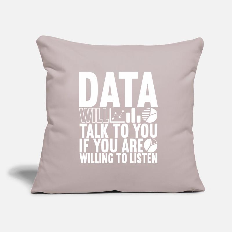 Analyste de données Data Scientist Housse de coussin décorative 45 x 45 cm