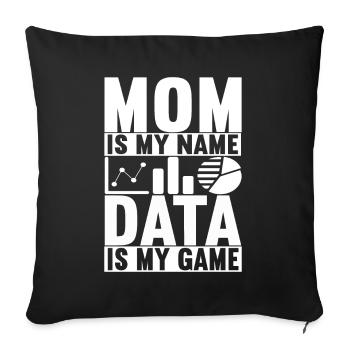 Data Scientist Data Analyst - Sofakissenbezug 45 x 45 cm - Schwarz - Vorne