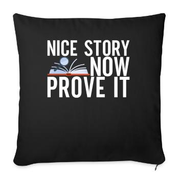 Englisch Lehrer English Teacher - Sofa pillowcase 17,3'' x 17,3'' (45 x 45 cm) - black - Front