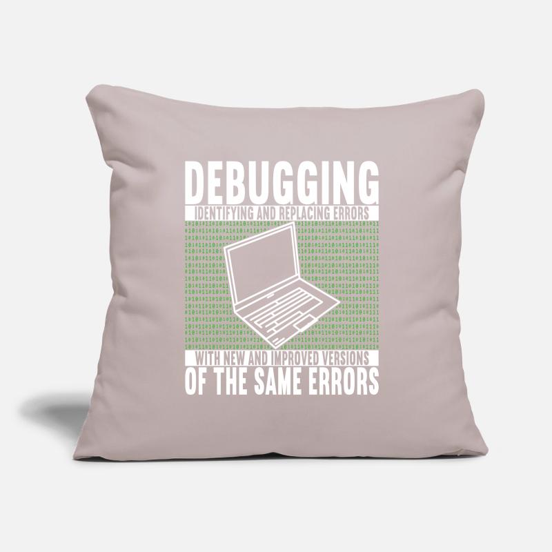 Programmeur Informaticien Housse de coussin décorative 45 x 45 cm