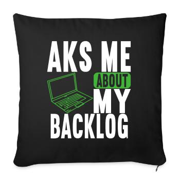 Programmeur Informaticien - Housse de coussin décorative 45 x 45 cm - noir - Devant