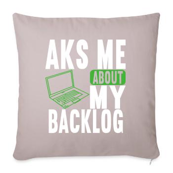 Programmierer Informatiker - Sofakissenbezug 45 x 45 cm - helles Taupe - Vorne