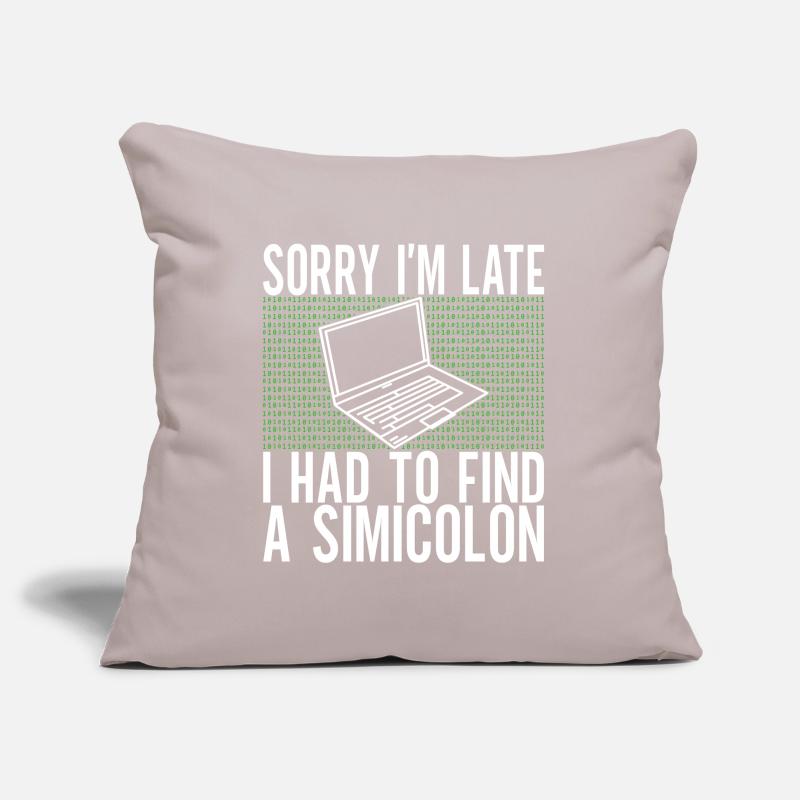 Programmer Computer Scientist Sofa pillowcase 17,3'' x 17,3'' (45 x 45 cm)