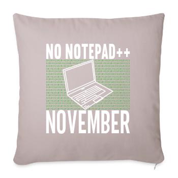 Programmer Computer Scientist - Sofa pillowcase 17,3'' x 17,3'' (45 x 45 cm) - light taupe - Front