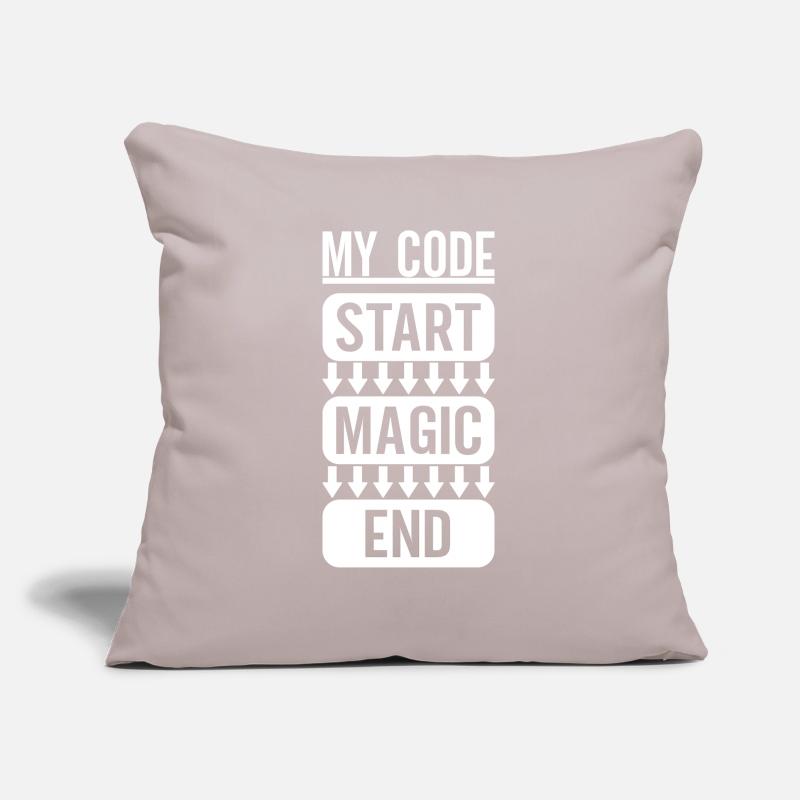 Programmer Computer Scientist Sofa pillowcase 17,3'' x 17,3'' (45 x 45 cm)