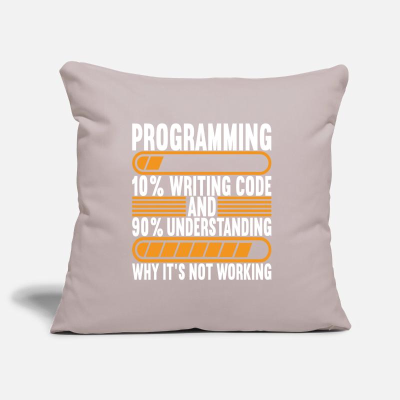 Programmer Computer Scientist Sofa pillowcase 17,3'' x 17,3'' (45 x 45 cm)