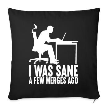 Programmer Computer Scientist - Sofa pillowcase 17,3'' x 17,3'' (45 x 45 cm) - black - Front