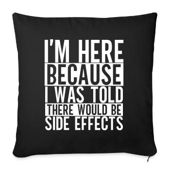 Programmer Computer Scientist - Sofa pillowcase 17,3'' x 17,3'' (45 x 45 cm) - black - Front