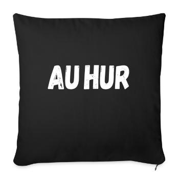 Aachen Slang - Sofa pillowcase 17,3'' x 17,3'' (45 x 45 cm) - black - Front