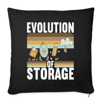Programmeur Informaticien - Housse de coussin décorative 45 x 45 cm - noir - Devant