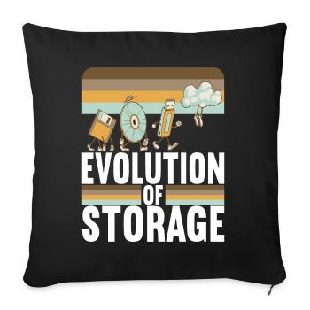 Programmer Computer Scientist - Sofa pillowcase 17,3'' x 17,3'' (45 x 45 cm) - black - Front