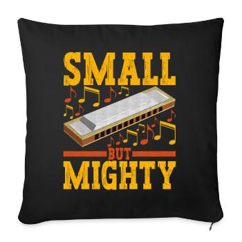 Harmonica Harmonica - Sofa pillowcase 17,3'' x 17,3'' (45 x 45 cm) - black - Front