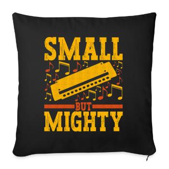 Harmonica Harmonica - Sofa pillowcase 17,3'' x 17,3'' (45 x 45 cm) - black - Front