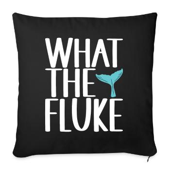 Whale Watchers - Sofa pillowcase 17,3'' x 17,3'' (45 x 45 cm) - black - Front