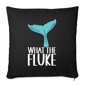 Whale Watchers - Sofa pillowcase 17,3'' x 17,3'' (45 x 45 cm) - black - Front