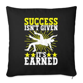 Wrestling Wrestling Wrestlers - Sofa pillowcase 17,3'' x 17,3'' (45 x 45 cm) - black - Front