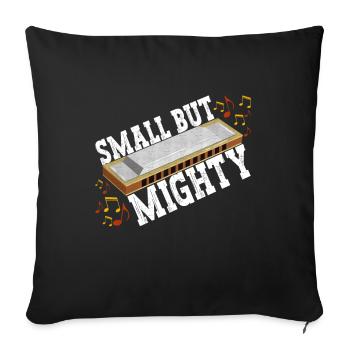 Harmonica Harmonica - Sofa pillowcase 17,3'' x 17,3'' (45 x 45 cm) - black - Front