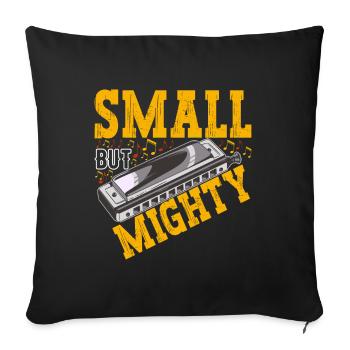 Harmonica Harmonica - Sofa pillowcase 17,3'' x 17,3'' (45 x 45 cm) - black - Front