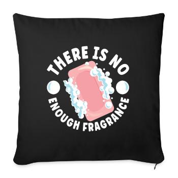 Soap maker soap making - Sofa pillowcase 17,3'' x 17,3'' (45 x 45 cm) - black - Front