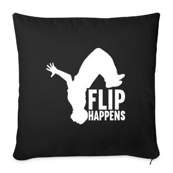 Parkour Freerunning - Sofa pillowcase 17,3'' x 17,3'' (45 x 45 cm) - black - Front