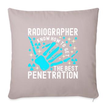 Radiologie Radiologe - Sofakissenbezug 45 x 45 cm - helles Taupe - Vorne
