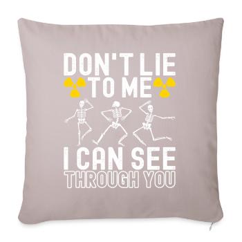 Radiology Radiologist - Sofa pillowcase 17,3'' x 17,3'' (45 x 45 cm) - light taupe - Front