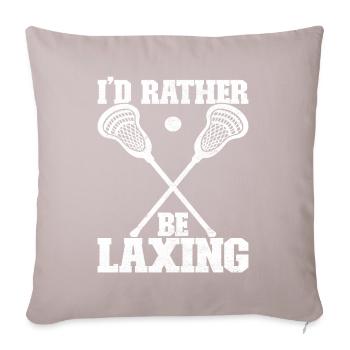 Lacrosse - Sofa pillowcase 17,3'' x 17,3'' (45 x 45 cm) - light taupe - Front