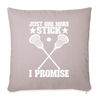 Lacrosse - Sofa pillowcase 17,3'' x 17,3'' (45 x 45 cm) - light taupe - Front