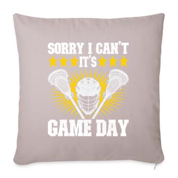 Lacrosse - Sofa pillowcase 17,3'' x 17,3'' (45 x 45 cm) - light taupe - Front