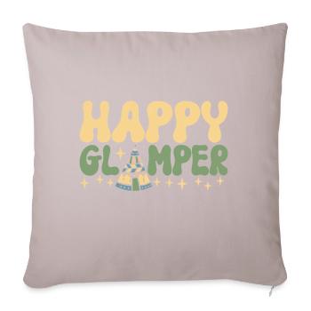 Glamping Glamper - Sofa pillowcase 17,3'' x 17,3'' (45 x 45 cm) - light taupe - Front