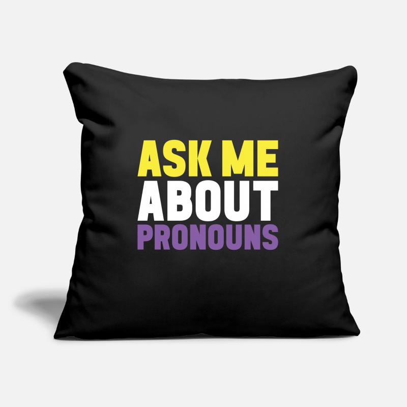Non Binary Pride Genderqueer Sofakissenbezug 45 x 45 cm