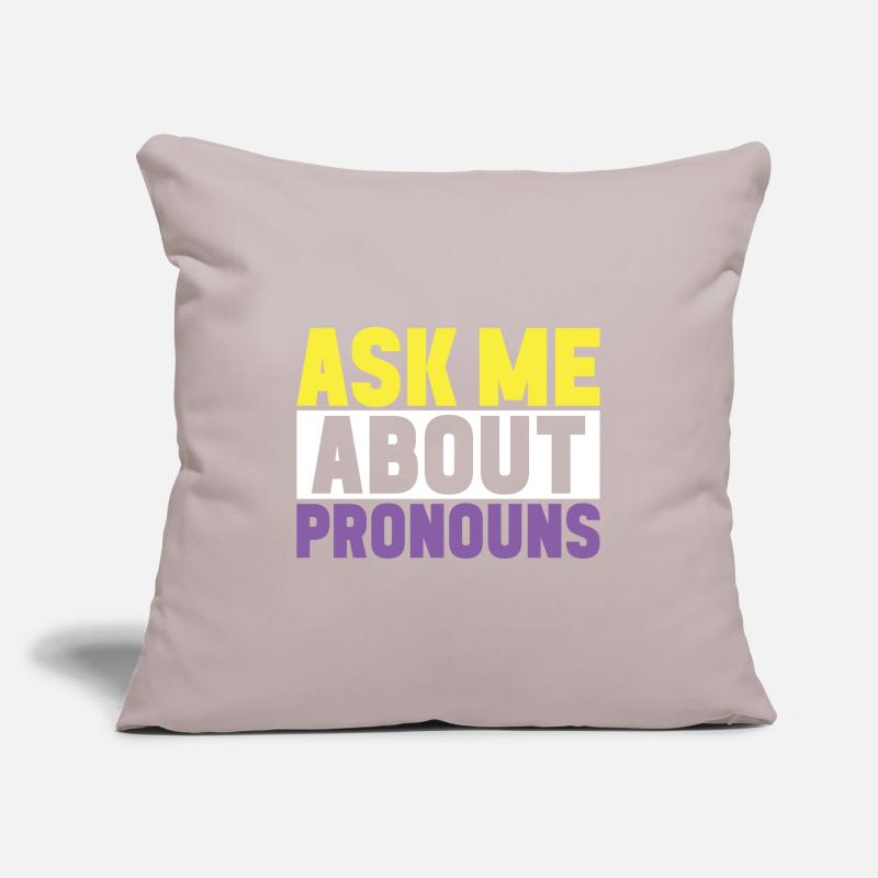 Non Binary Pride Genderqueer Sofakissenbezug 45 x 45 cm