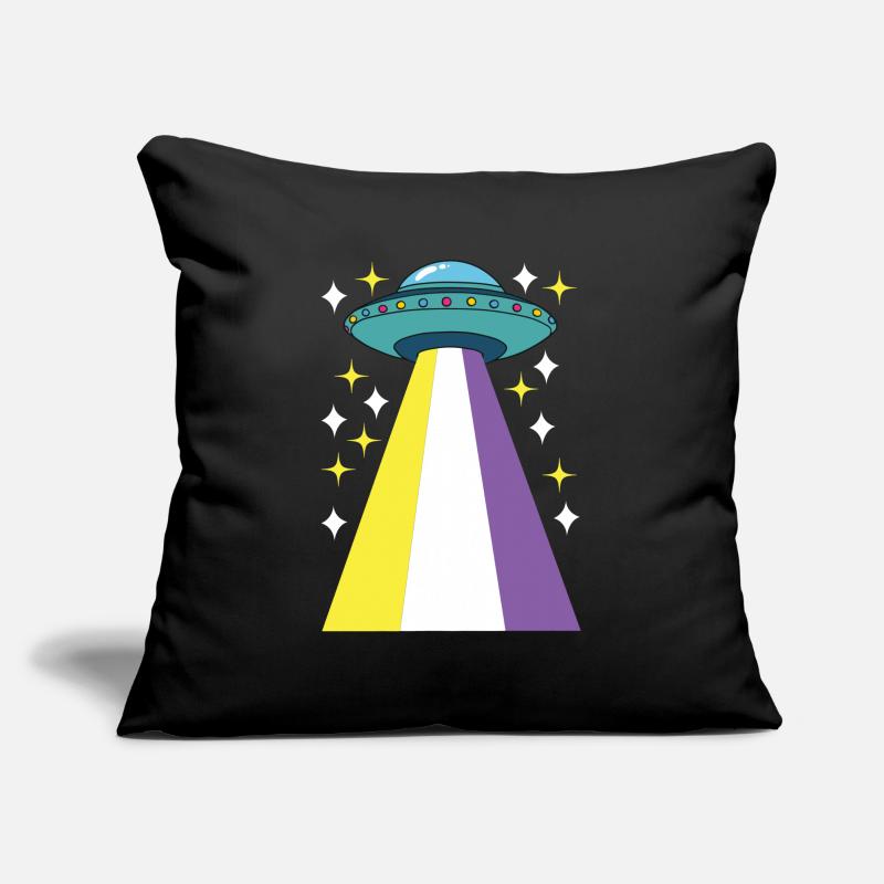 Non Binary Pride Genderqueer Sofakissenbezug 45 x 45 cm