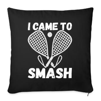 Racquetball Racquetball Player - Sofa pillowcase 17,3'' x 17,3'' (45 x 45 cm) - black - Front