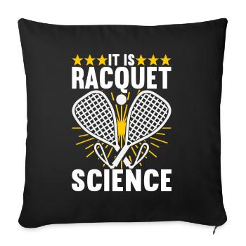 Racquetball Racquetball Player - Sofa pillowcase 17,3'' x 17,3'' (45 x 45 cm) - black - Front
