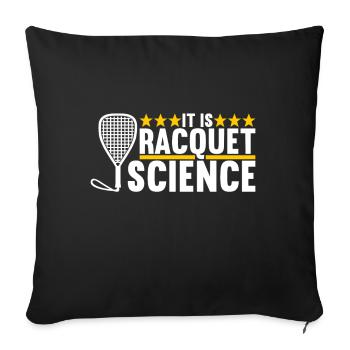 Racquetball Racquetball Player - Sofa pillowcase 17,3'' x 17,3'' (45 x 45 cm) - black - Front