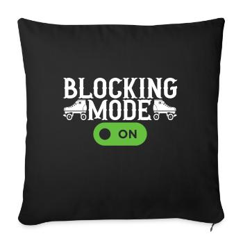 Roller derby - Sofa pillowcase 17,3'' x 17,3'' (45 x 45 cm) - black - Front