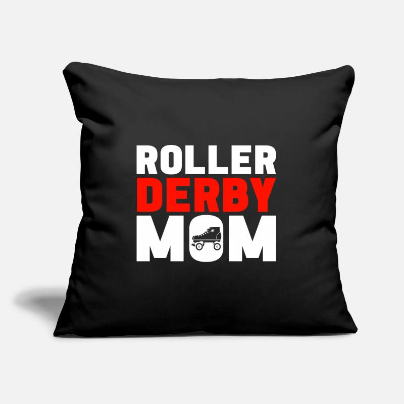 Roller derby Housse de coussin décorative 45 x 45 cm