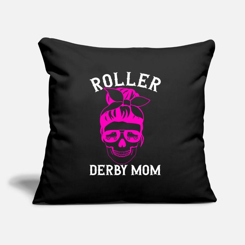 Roller derby Housse de coussin décorative 45 x 45 cm