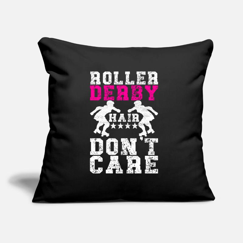 Roller derby Housse de coussin décorative 45 x 45 cm