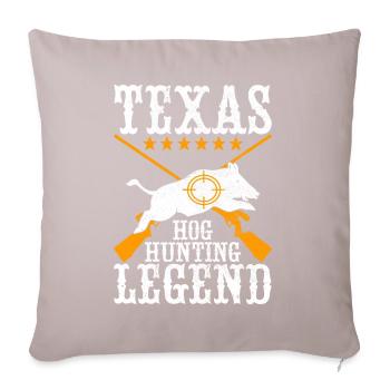 Hunters Wild Boar Hunting - Sofa pillowcase 17,3'' x 17,3'' (45 x 45 cm) - light taupe - Front