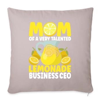 Stand de limonade Lemonade - Housse de coussin décorative 45 x 45 cm - taupe clair - Devant