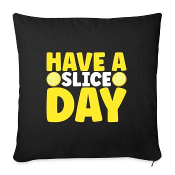 Stand de limonade Lemonade - Housse de coussin décorative 45 x 45 cm - noir - Devant