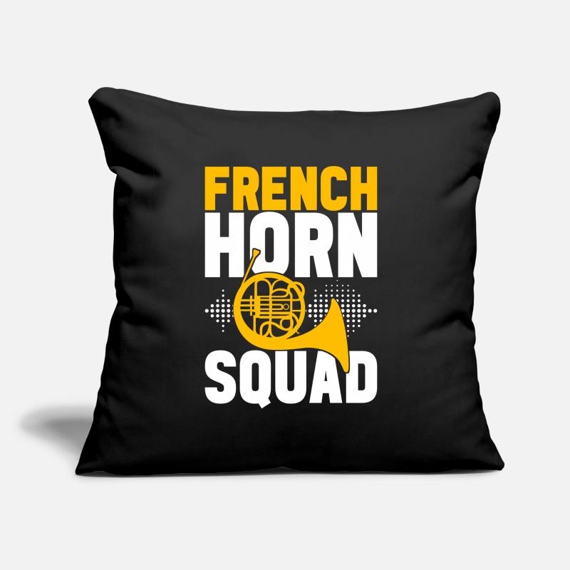 Horn Brass Instrument Sofa pillowcase 17,3'' x 17,3'' (45 x 45 cm)