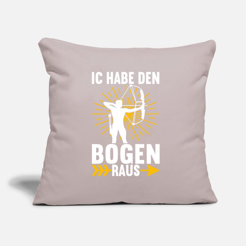 Bogenschießen Bogenschütze Sofakissenbezug 45 x 45 cm