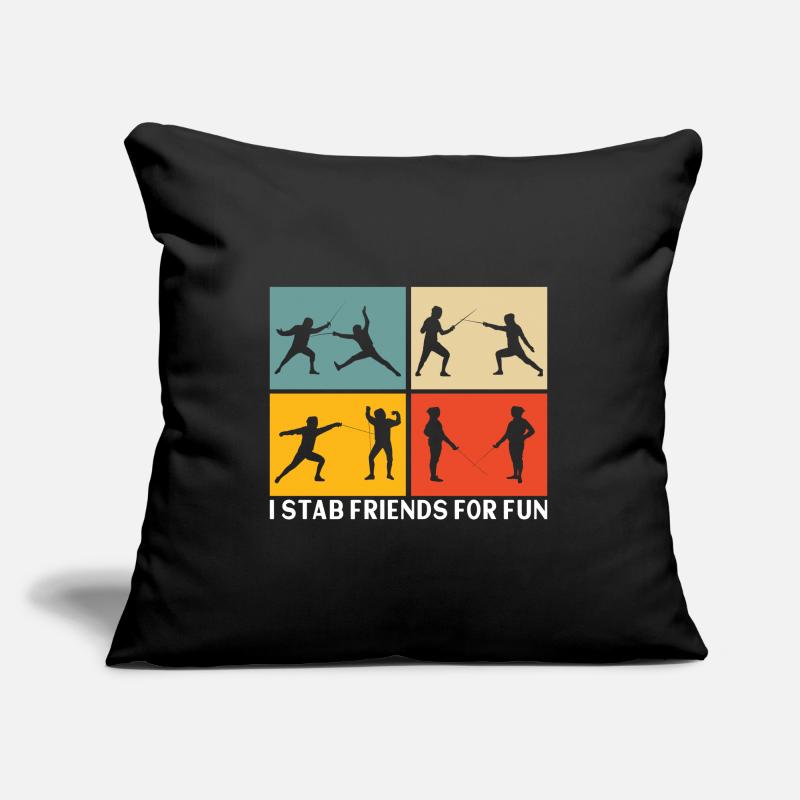 Clôture Housse de coussin décorative 45 x 45 cm