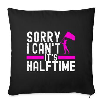 Flag Waving Marching Band Color Guard - Sofa pillowcase 17,3'' x 17,3'' (45 x 45 cm) - black - Front