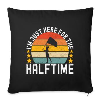 Flag Waving Marching Band Color Guard - Sofa pillowcase 17,3'' x 17,3'' (45 x 45 cm) - black - Front